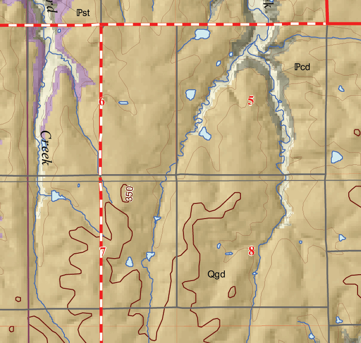 small geologic map