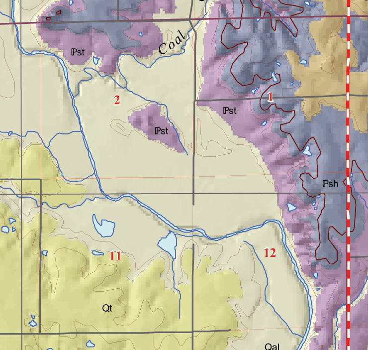 small geologic map