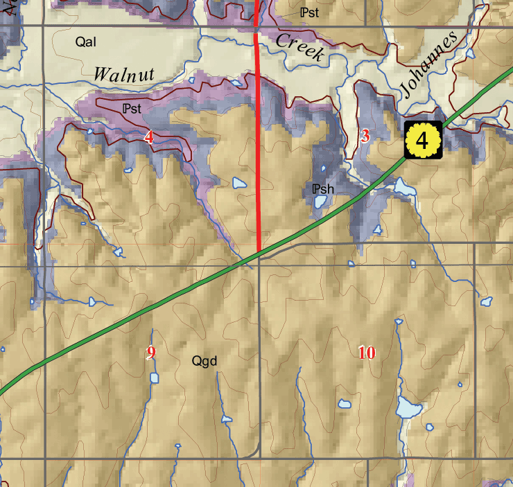 small geologic map