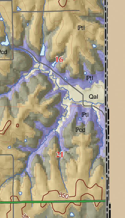 small geologic map