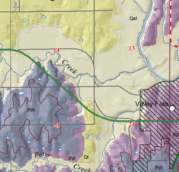 small geologic map