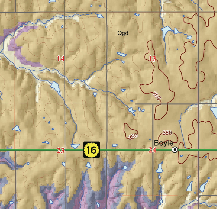 small geologic map