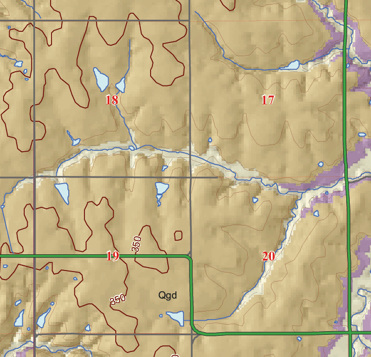 small geologic map