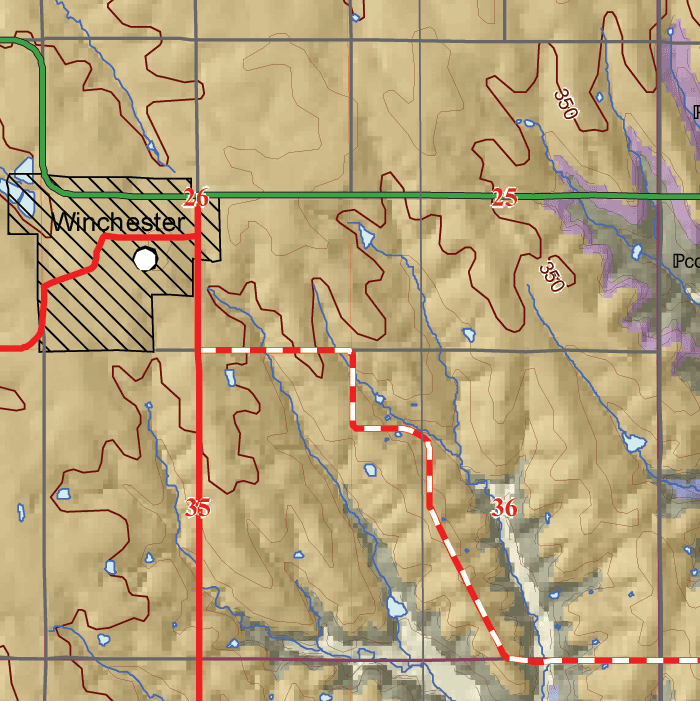 small geologic map