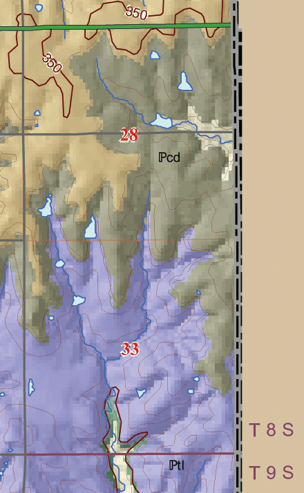 small geologic map