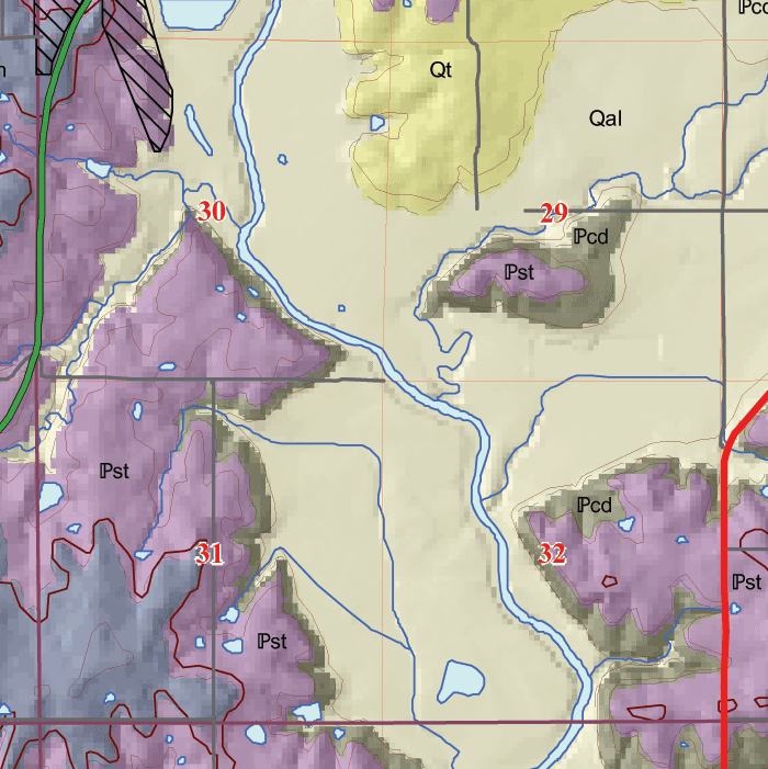 small geologic map