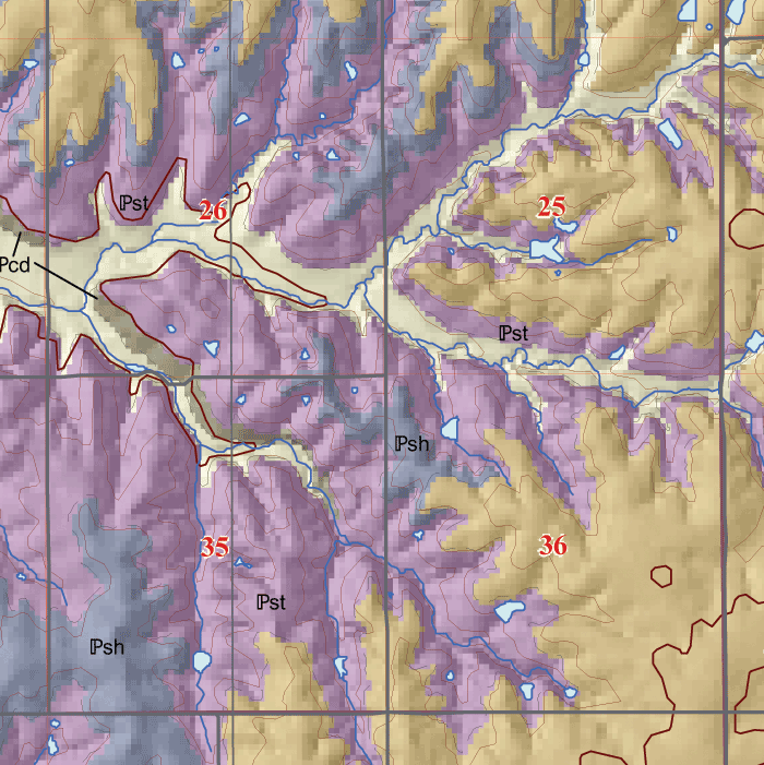 small geologic map