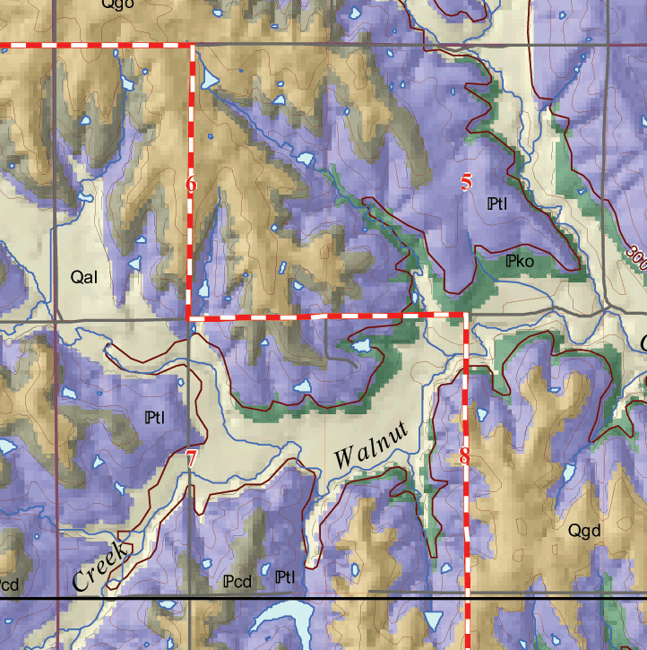 small geologic map