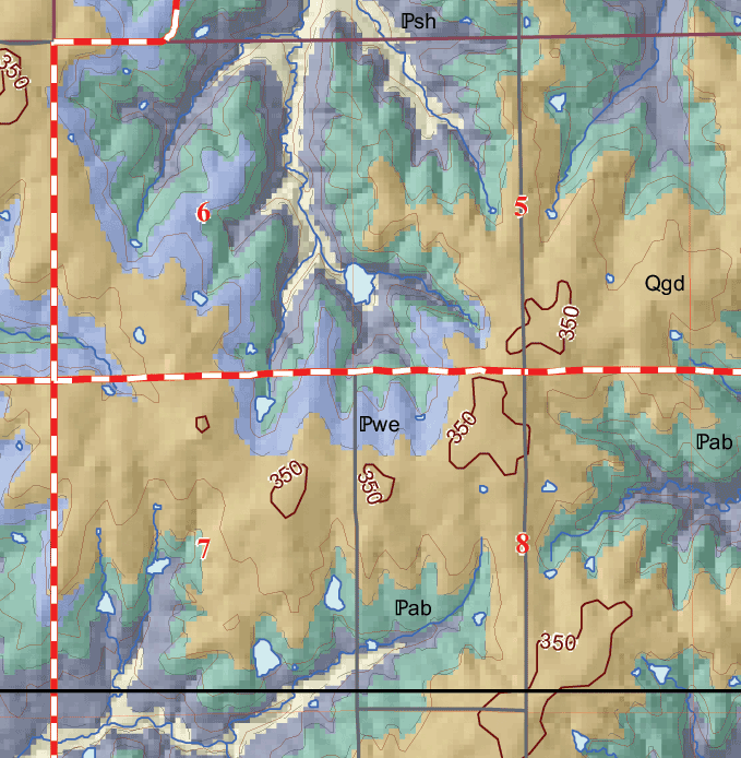 small geologic map