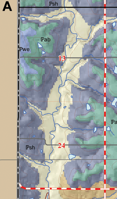 small geologic map