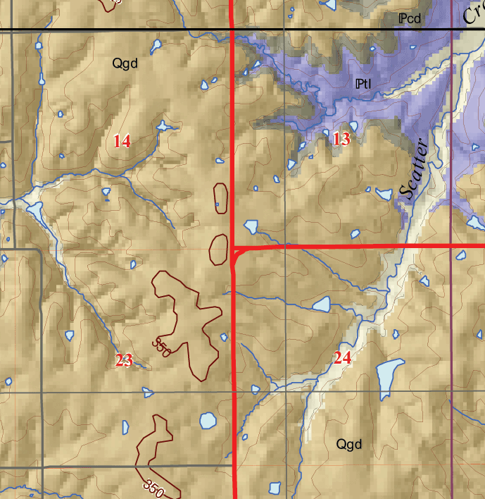 small geologic map