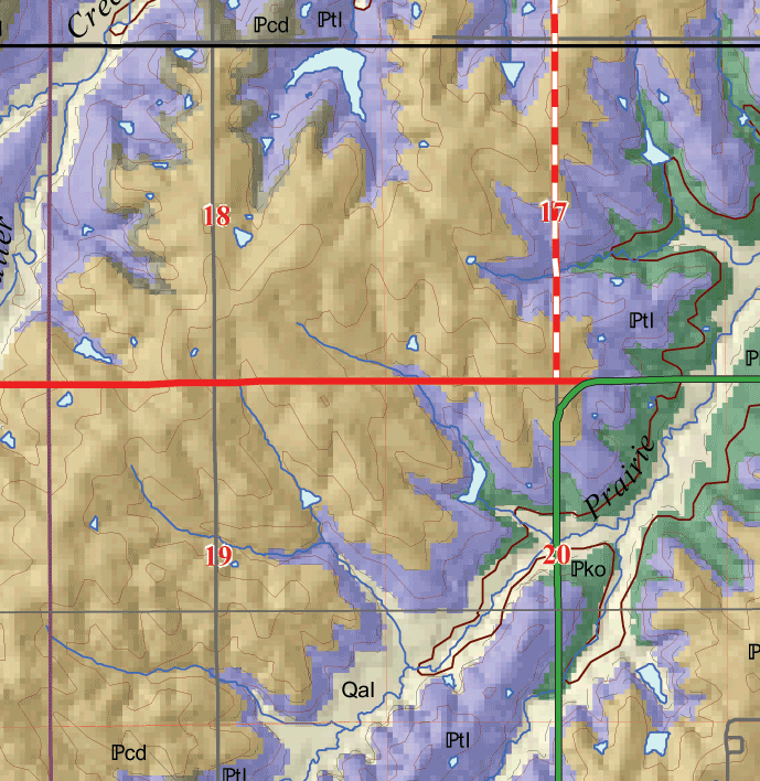 small geologic map