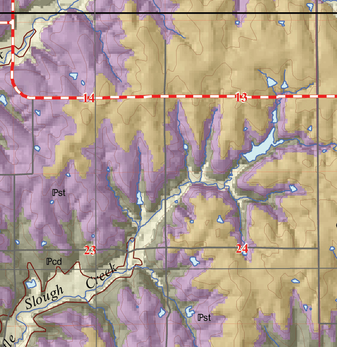 small geologic map