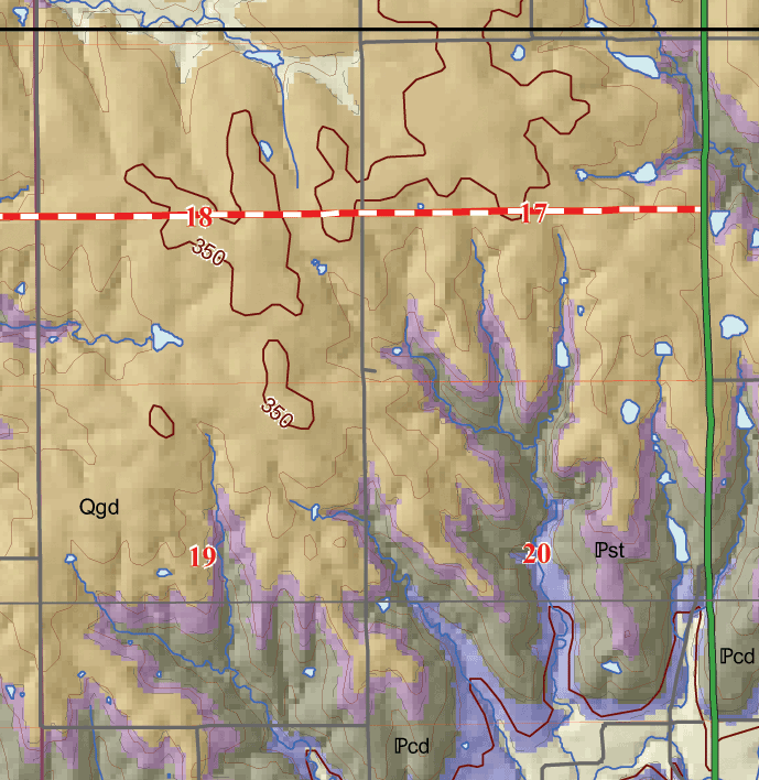 small geologic map