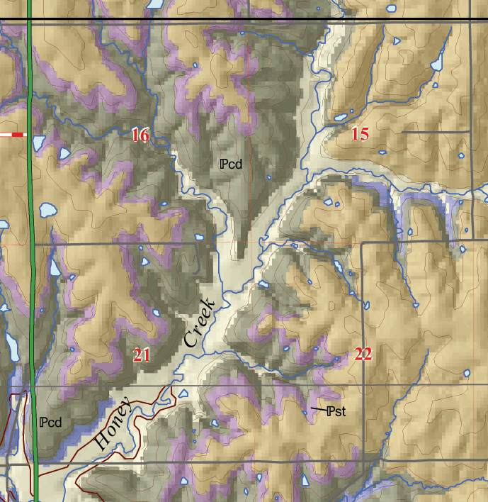 small geologic map