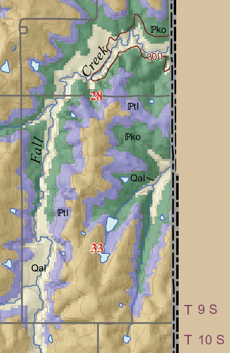 small geologic map