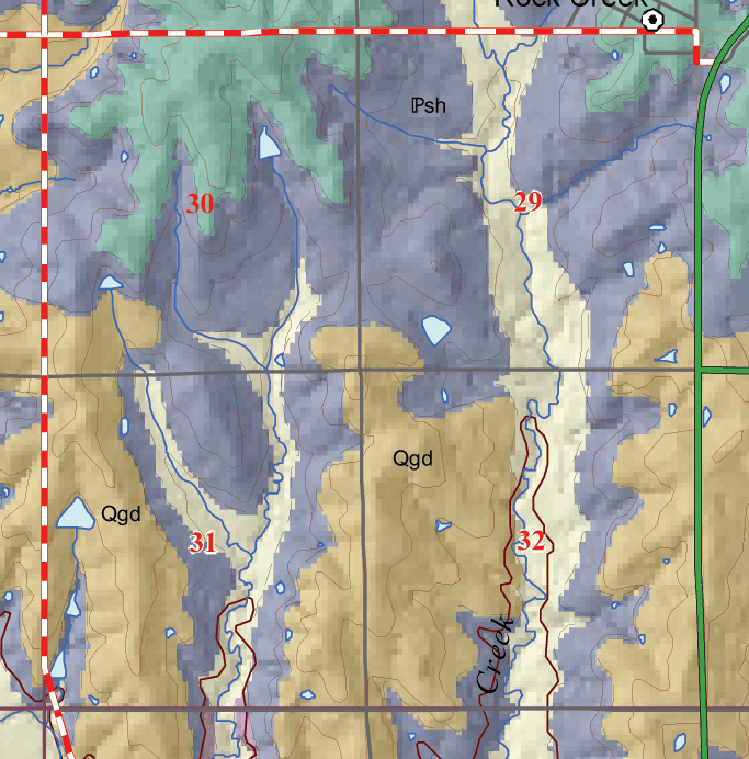 small geologic map