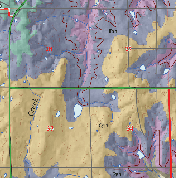 small geologic map