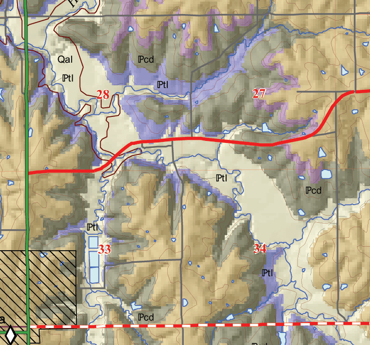 small geologic map