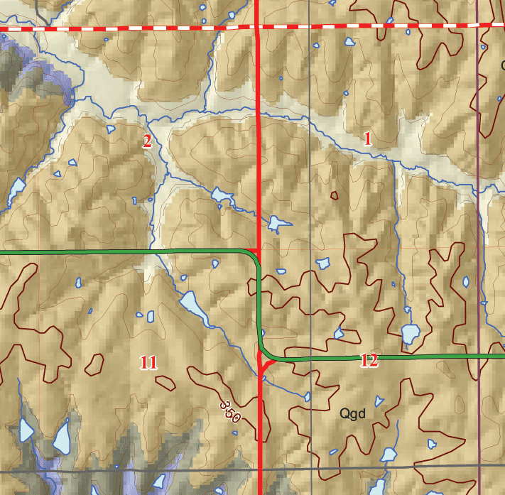 small geologic map