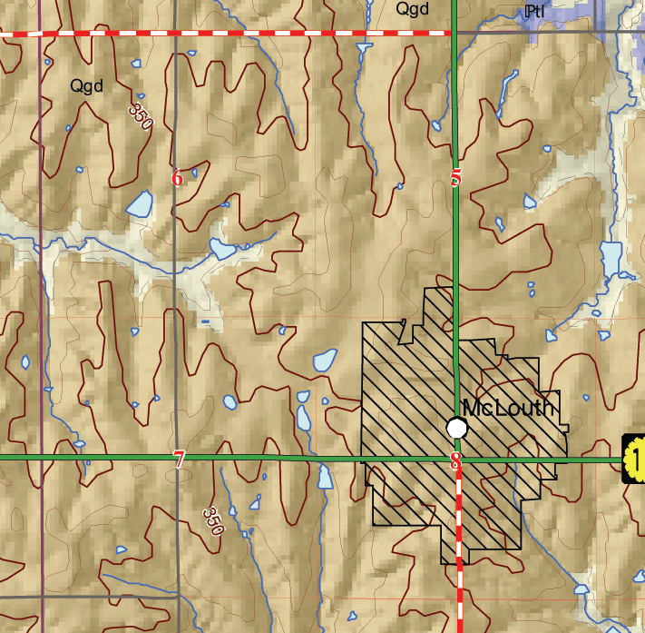 small geologic map