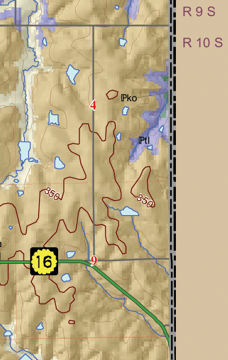 small geologic map