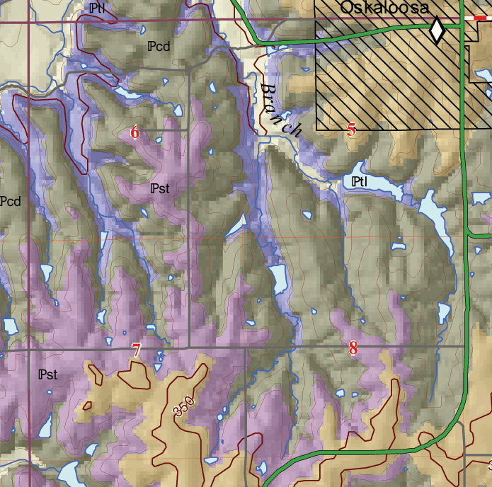 small geologic map