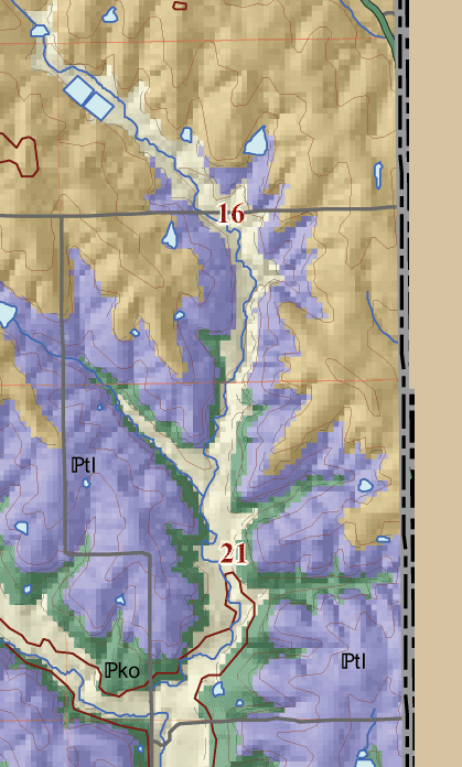 small geologic map