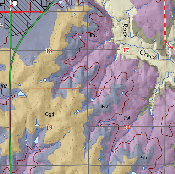 small geologic map