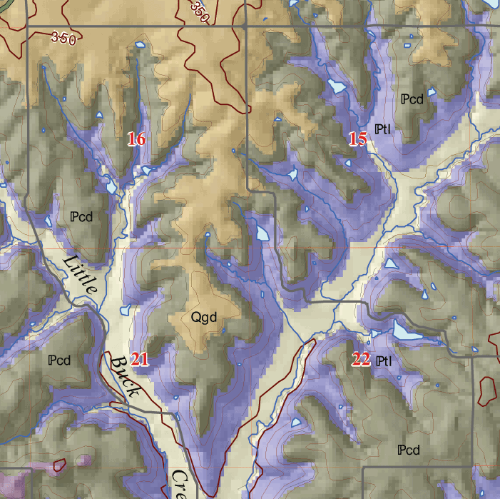 small geologic map