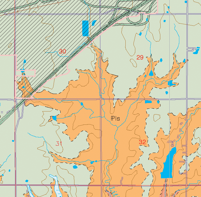 small geologic map