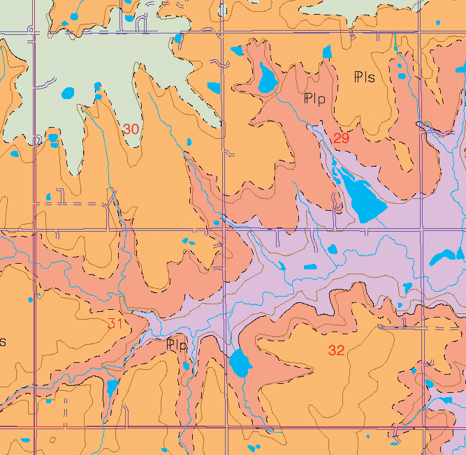 small geologic map