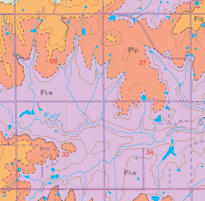 small geologic map