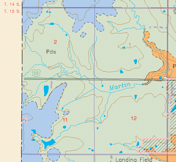 small geologic map