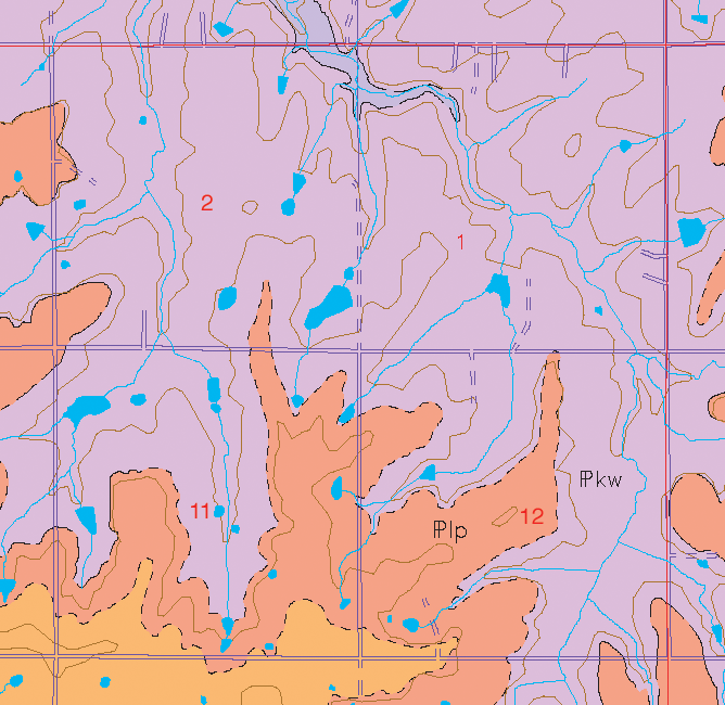 small geologic map