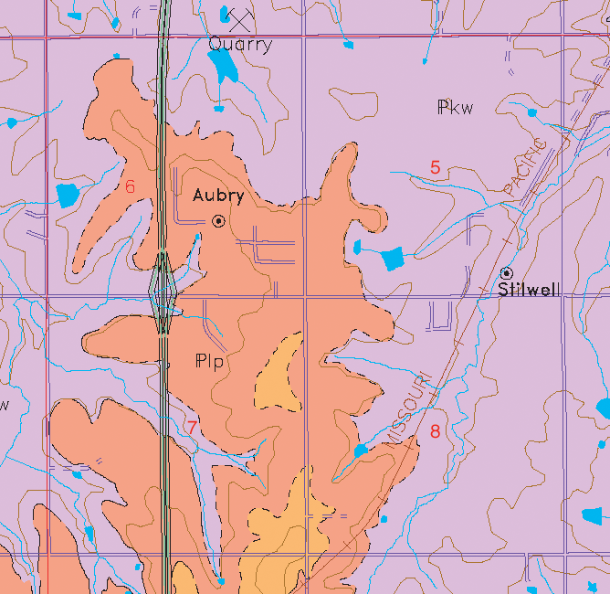 small geologic map