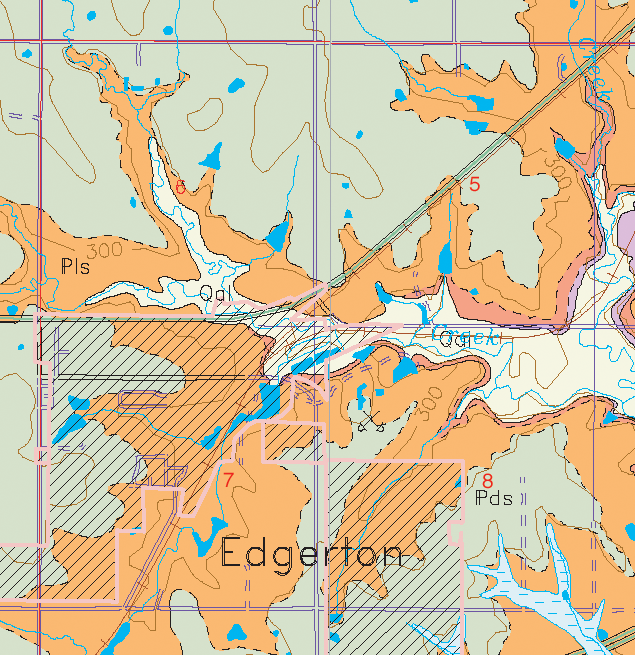 small geologic map