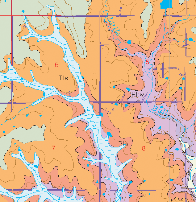 small geologic map