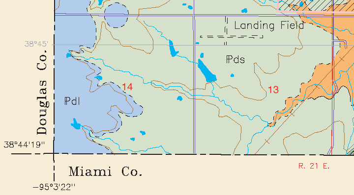 small geologic map