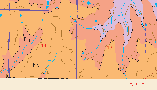 small geologic map