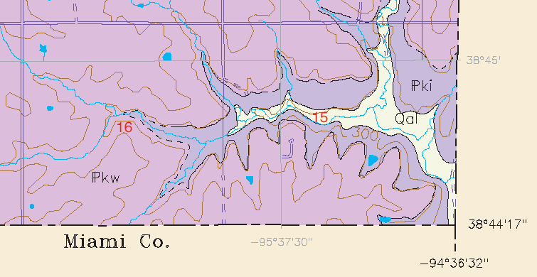 small geologic map