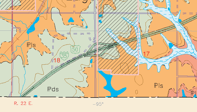 small geologic map