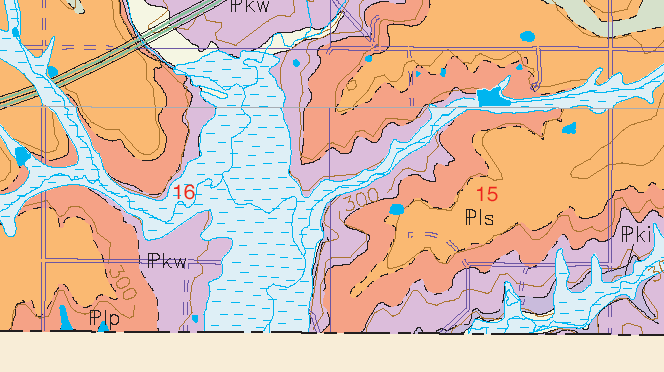 small geologic map