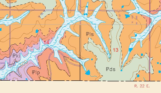 small geologic map