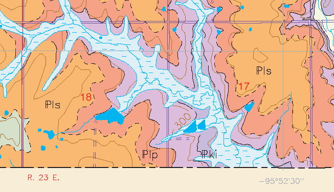 small geologic map