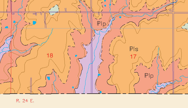 small geologic map