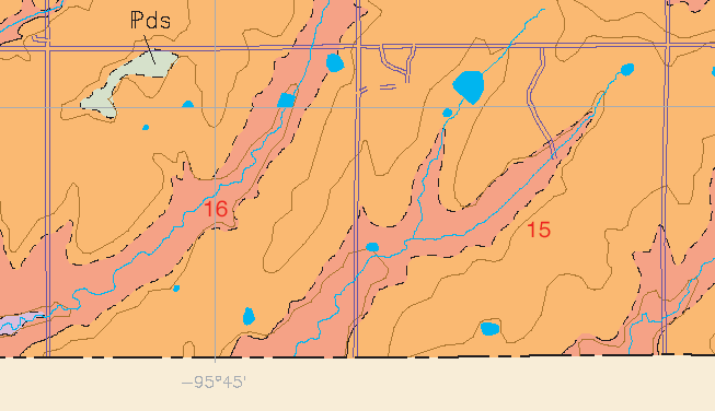 small geologic map