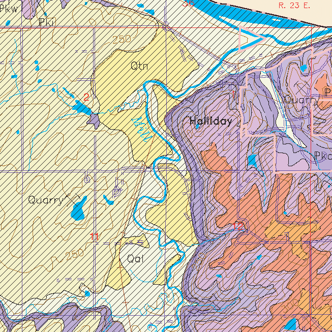 small geologic map