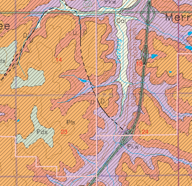 small geologic map