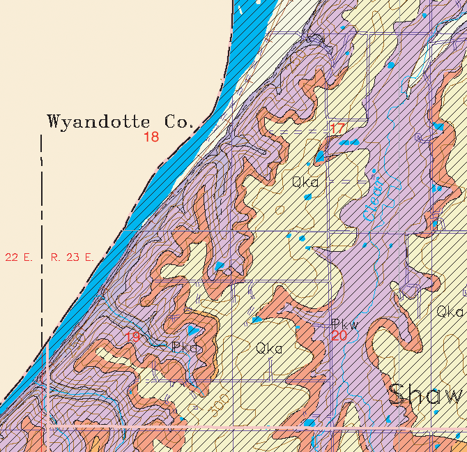 small geologic map